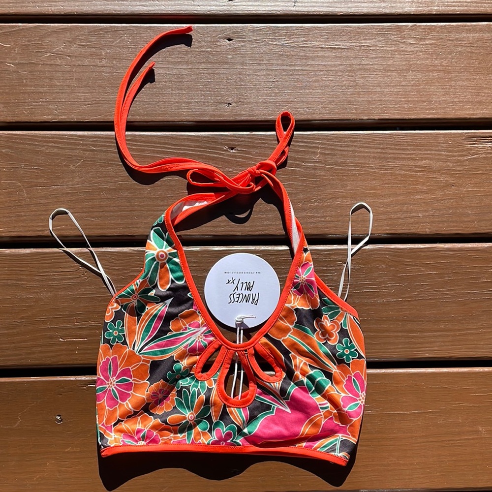 Princess Polly Fairfield Top Multi Color, size 4. Brand new with tag!